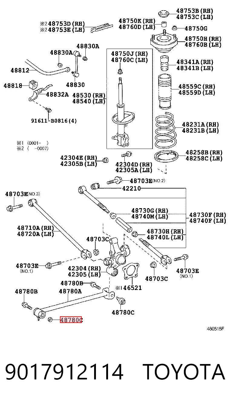 9017912114 Toyota