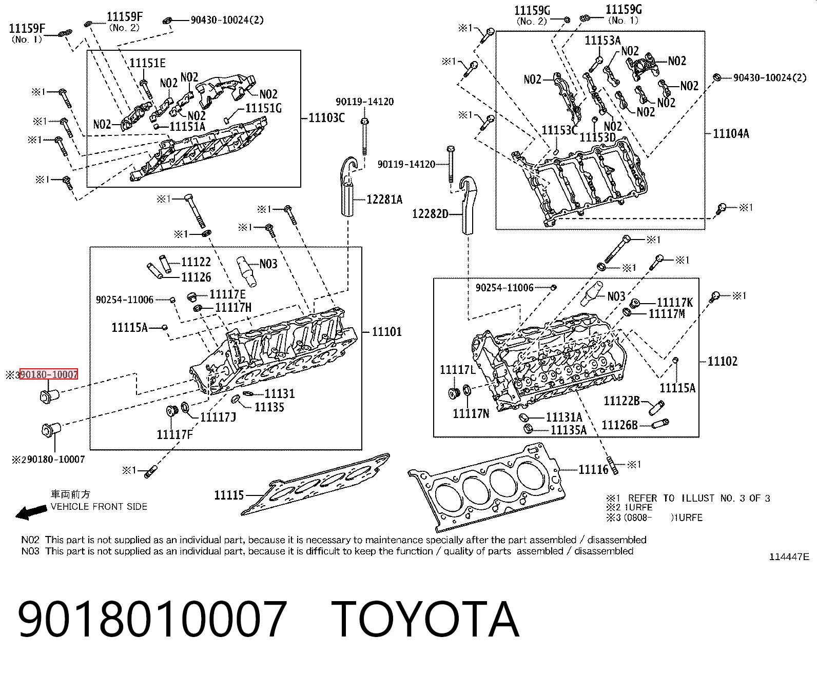 9018010007 Toyota