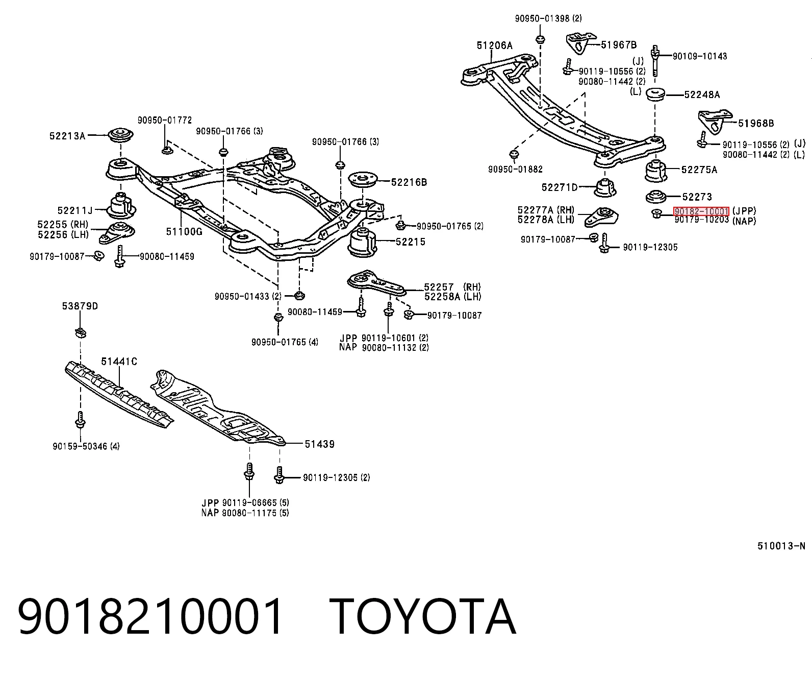 9018210001 Toyota