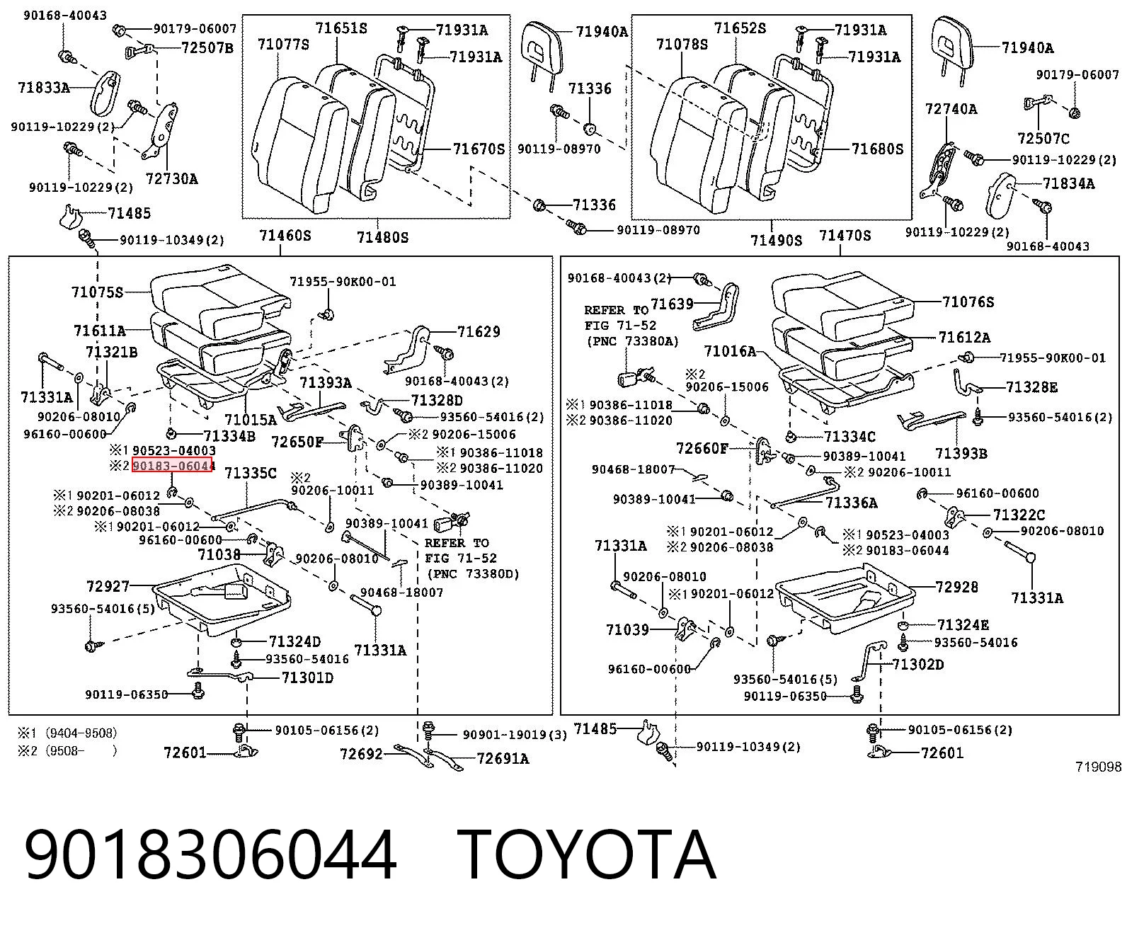 9018306044 Toyota 