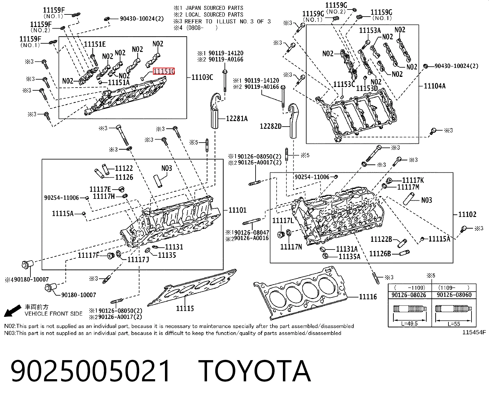 9025005021 Toyota