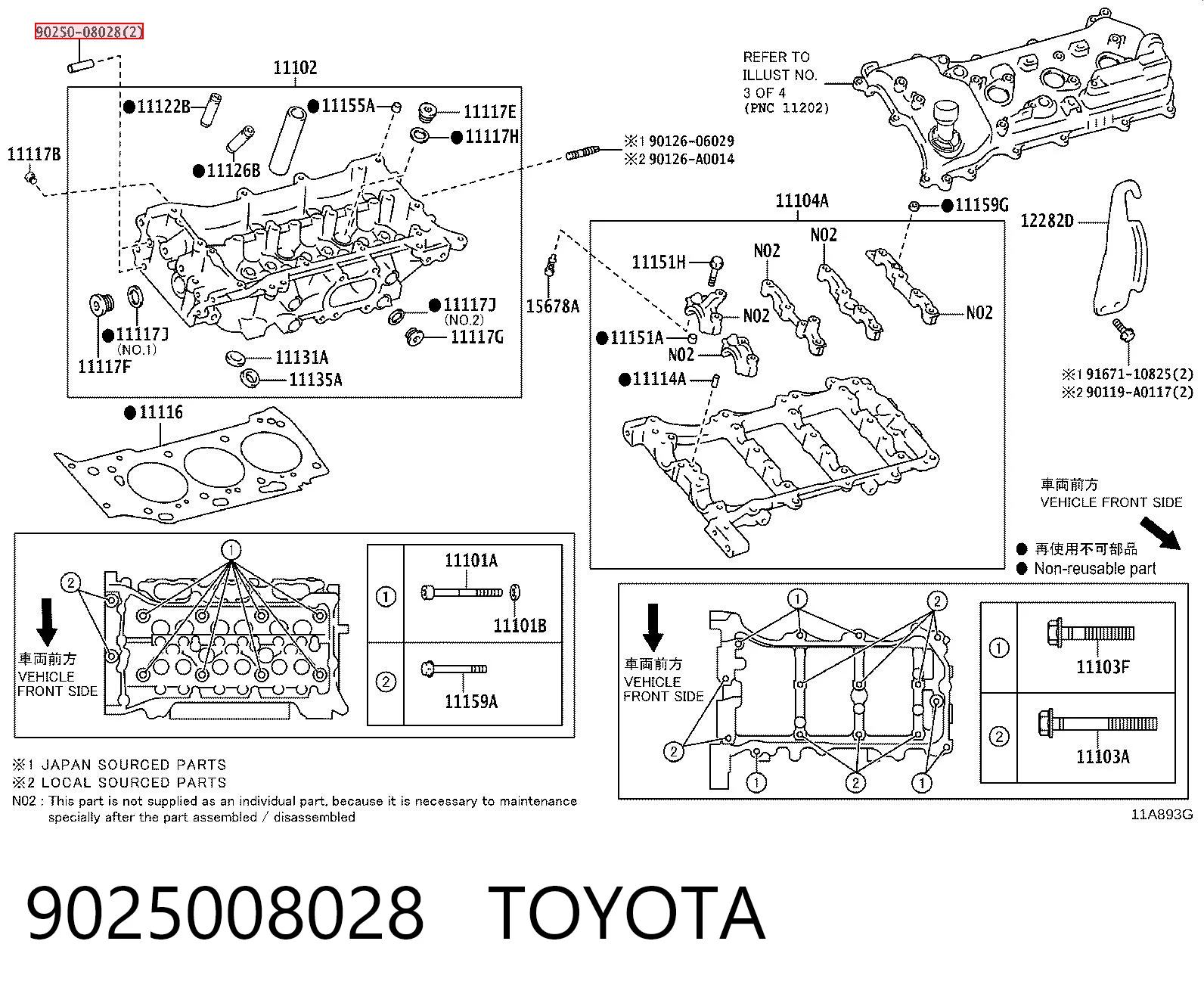 9025008028 Toyota