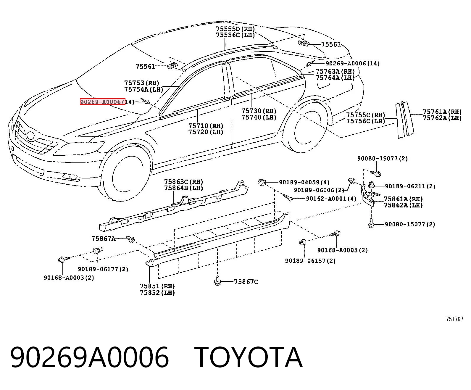 90269A0006 Toyota 