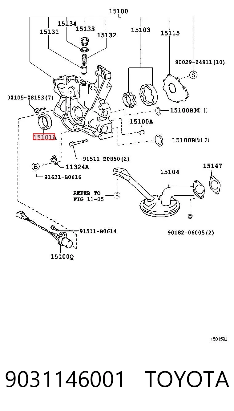 OS109033N NIPPON MOTORS Сальник коленвала двигателя, передний