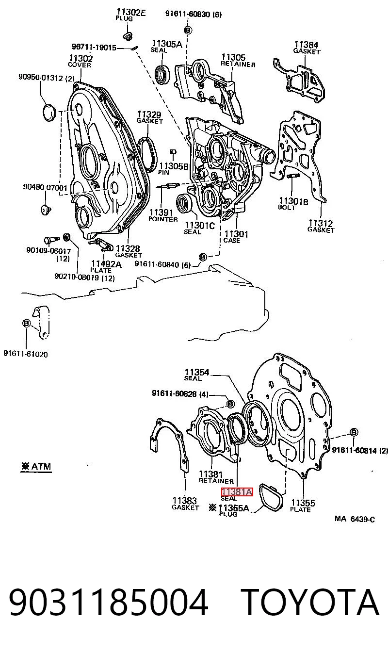 Сальник коленвала задний Mercedes A0089973347 цена, от 8.32 USD