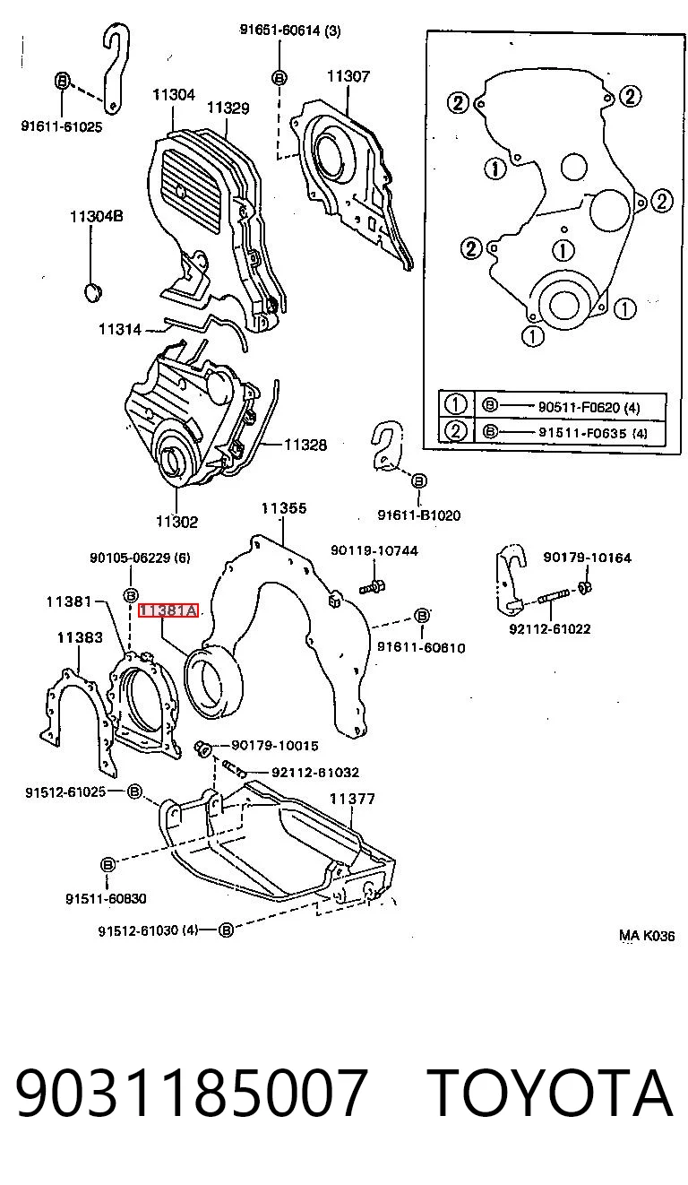 Купить A0089973347 Mercedes Сальник коленвала задний