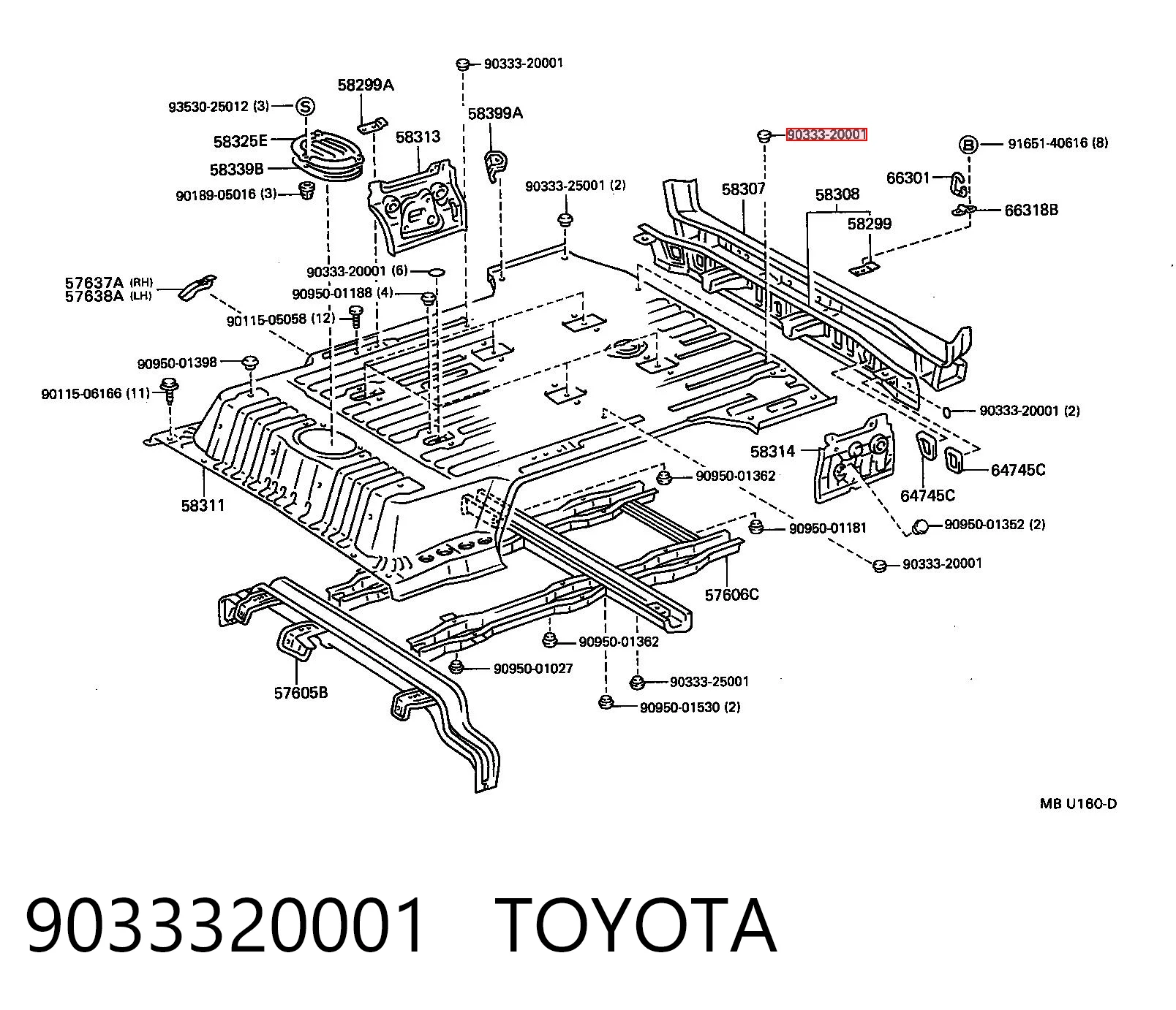 9033320001 Toyota