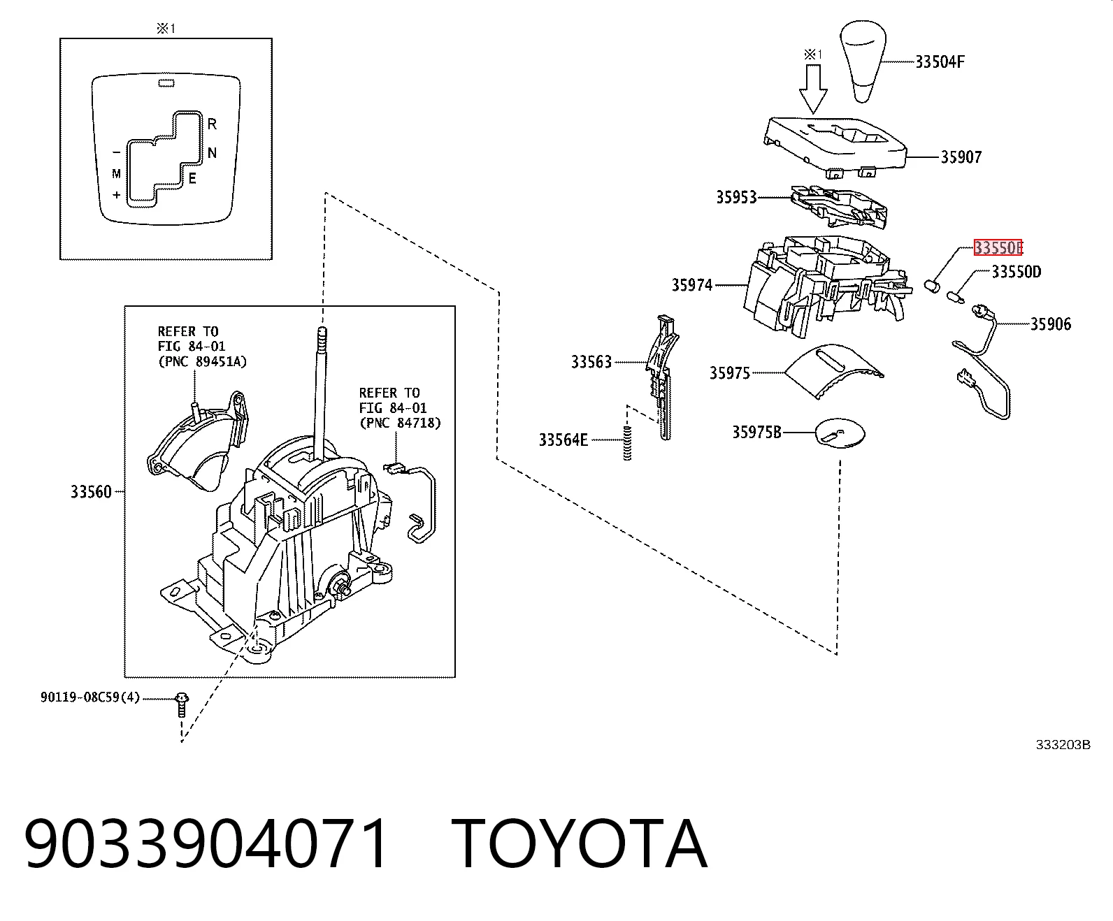 9033904071 Toyota