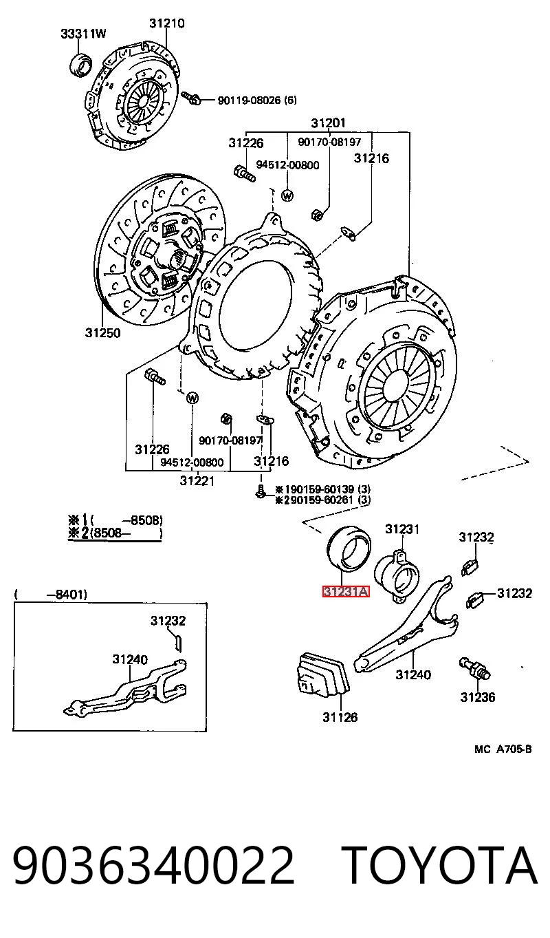 RCT356SA9AM Koyo Подшипник выжимной сцепления
