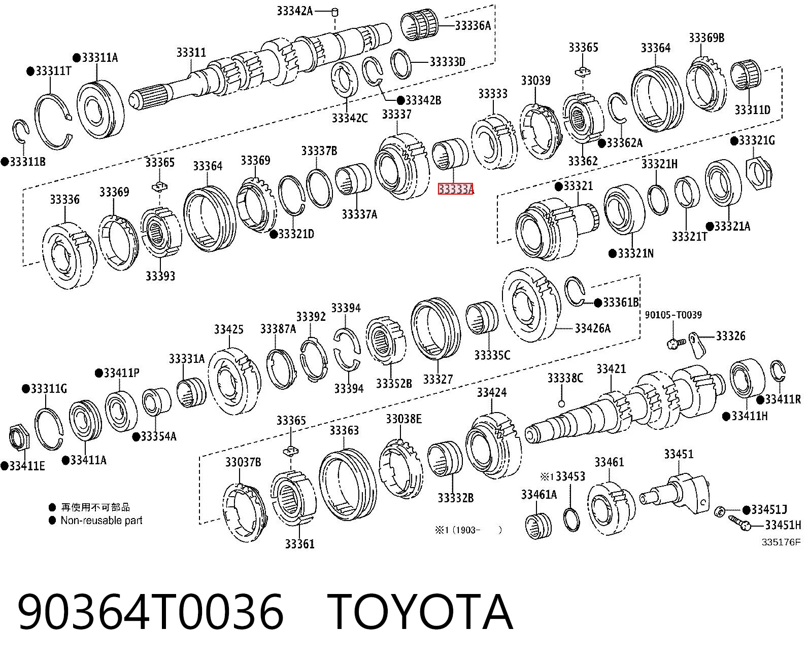 90364T0036 Toyota 