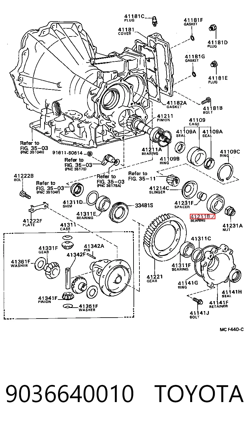 408451 Peugeot/Citroen Подшипник ступицы задней