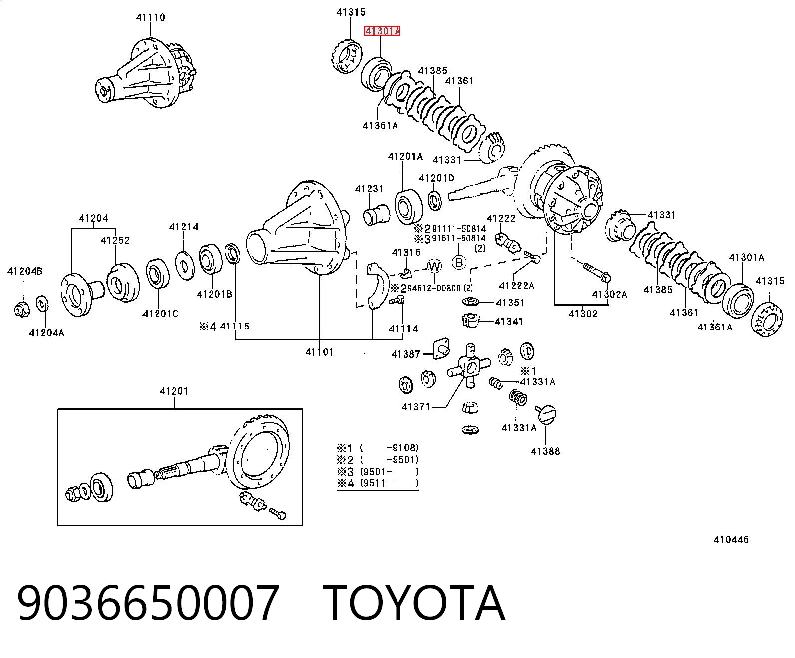 Подшипник дифференциала заднего моста TR100802 Koyo