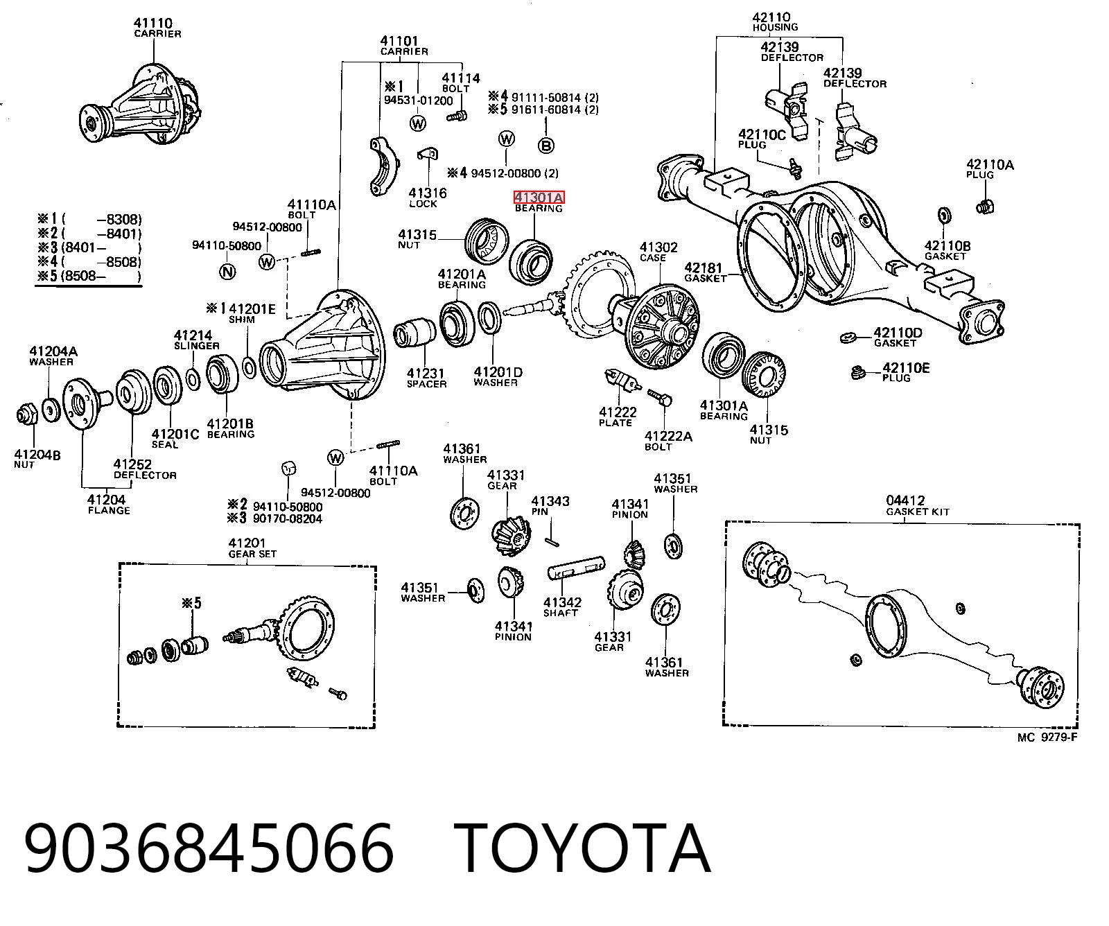 Подшипник полуоси заднего моста внутренний AND 3S525001 цена, от 17.29 USD