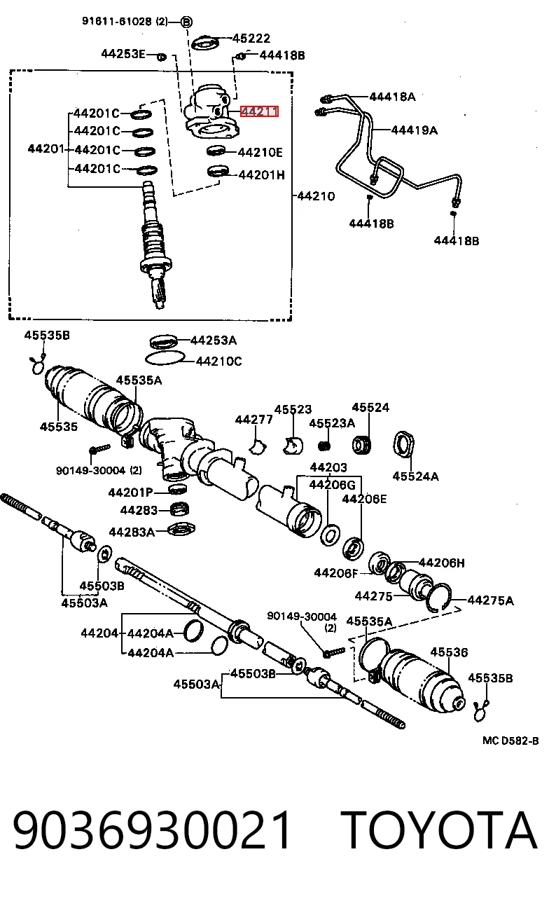 Подшипник полуоси заднего моста Daihatsu 0442120010000 цена, от 14.57 USD