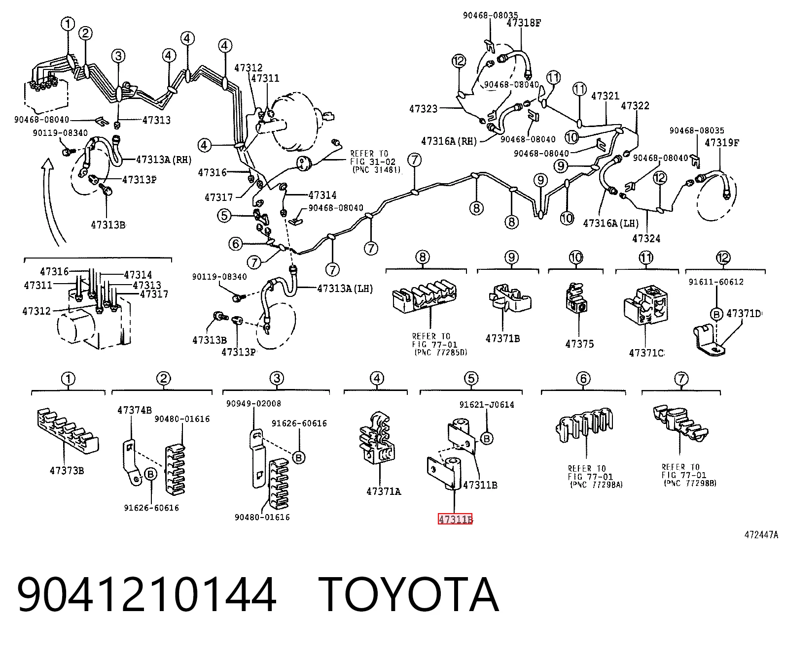 9041210144 Toyota