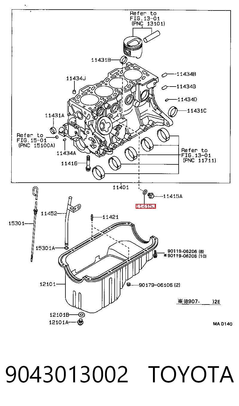 9043013002 Toyota
