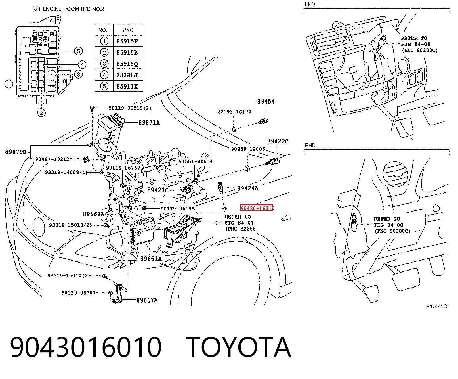 9043016010 Toyota