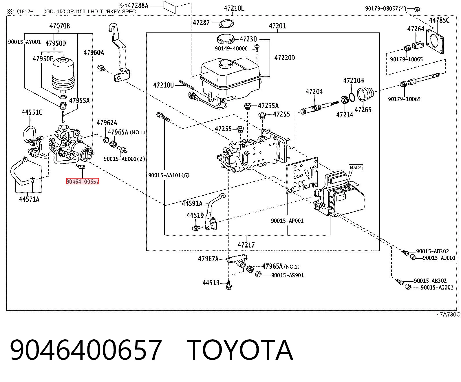 9046400657 Toyota