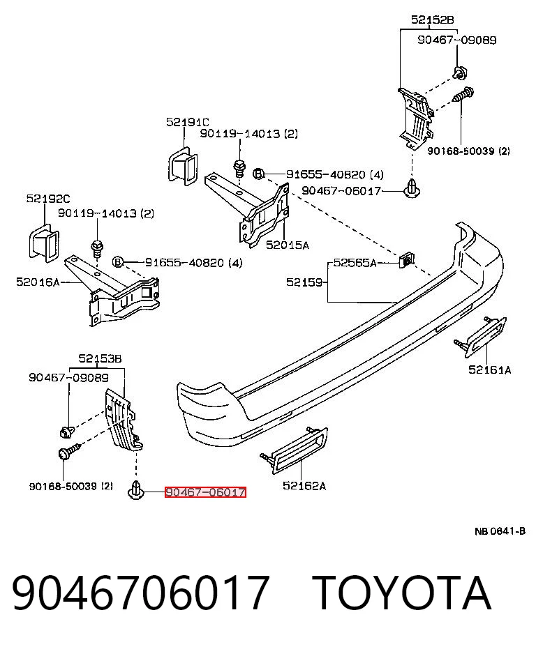 9046706017 Toyota 
