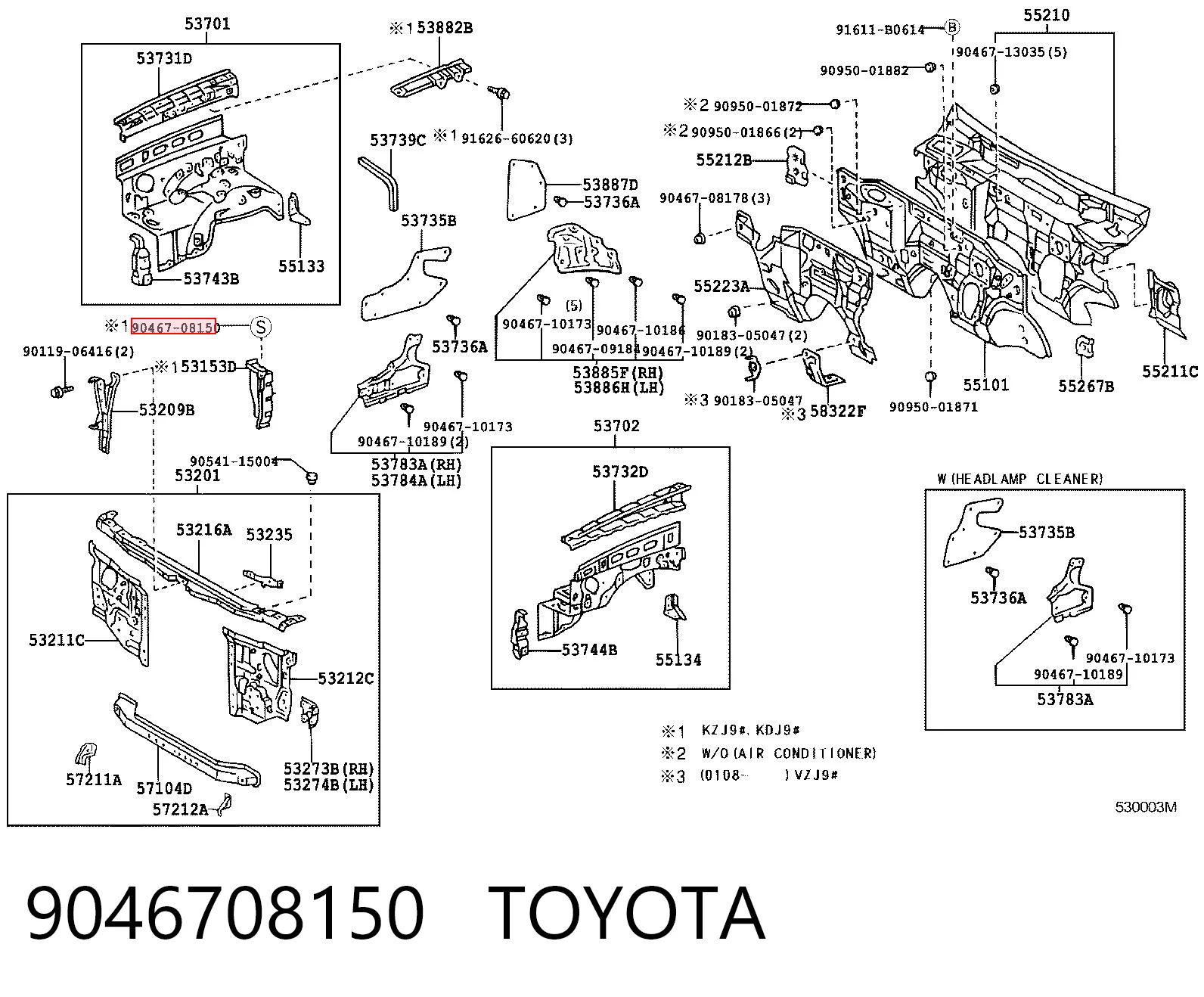9046708150 Toyota