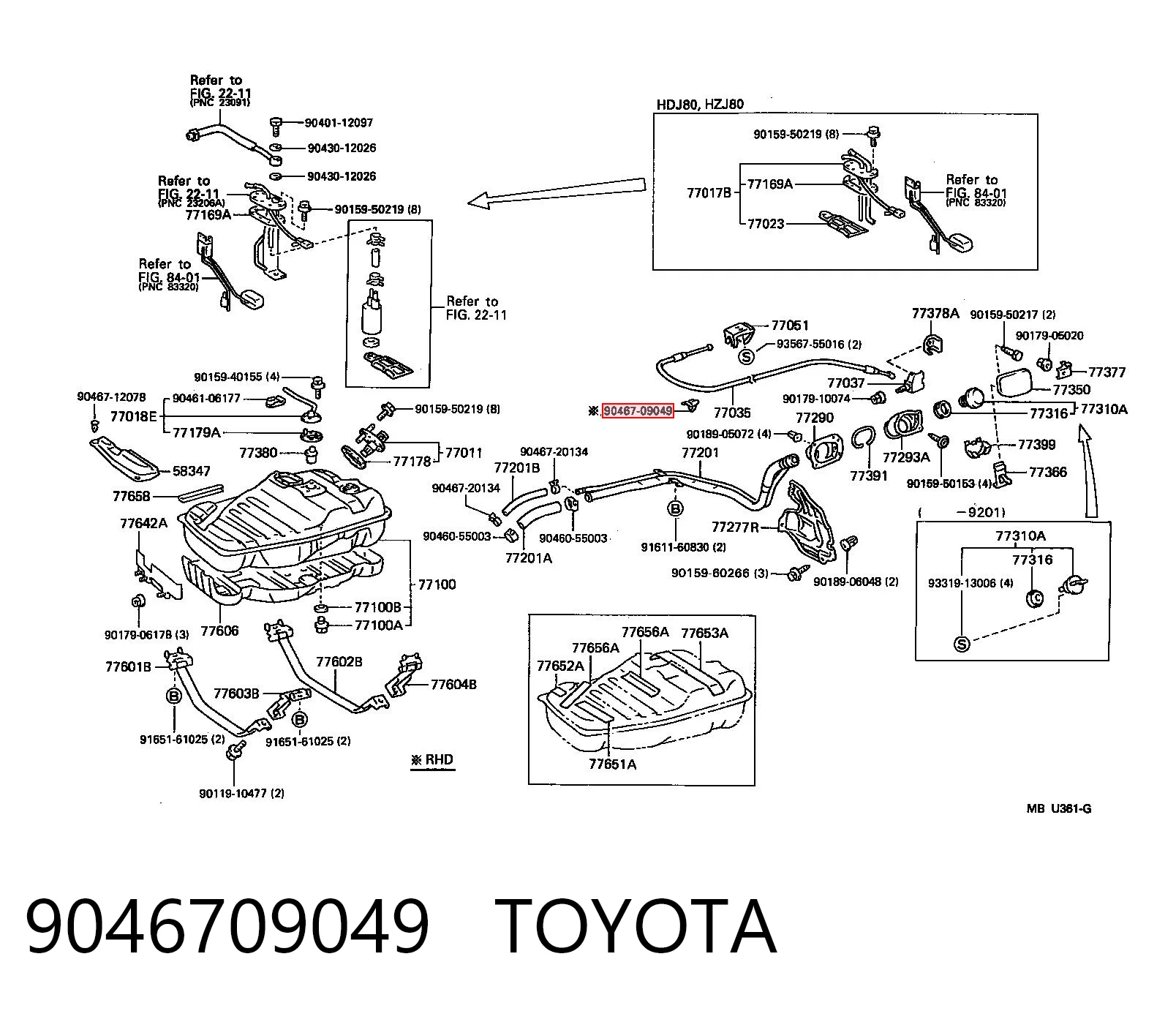 9046709049 Toyota