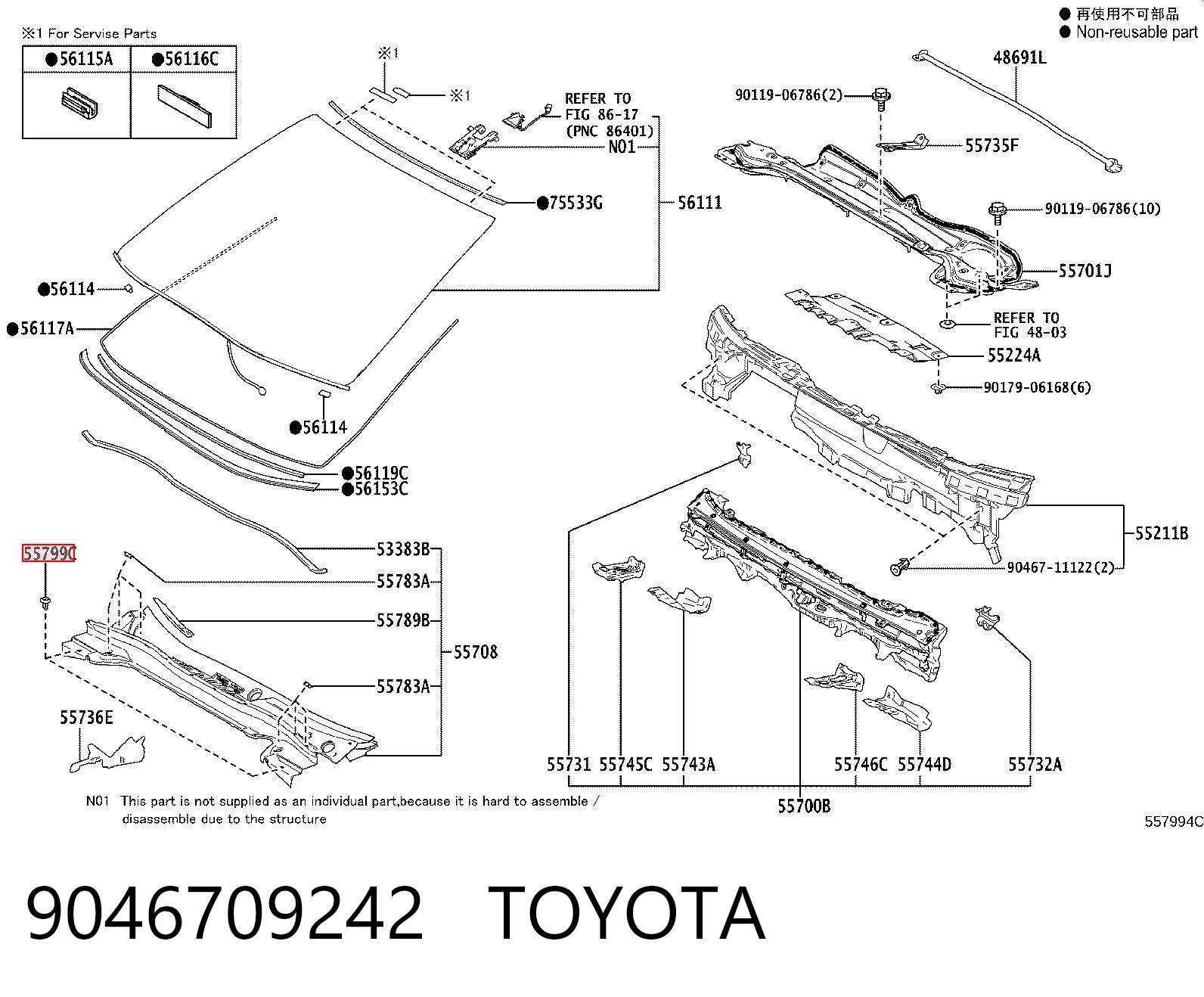 9046709242 Toyota 