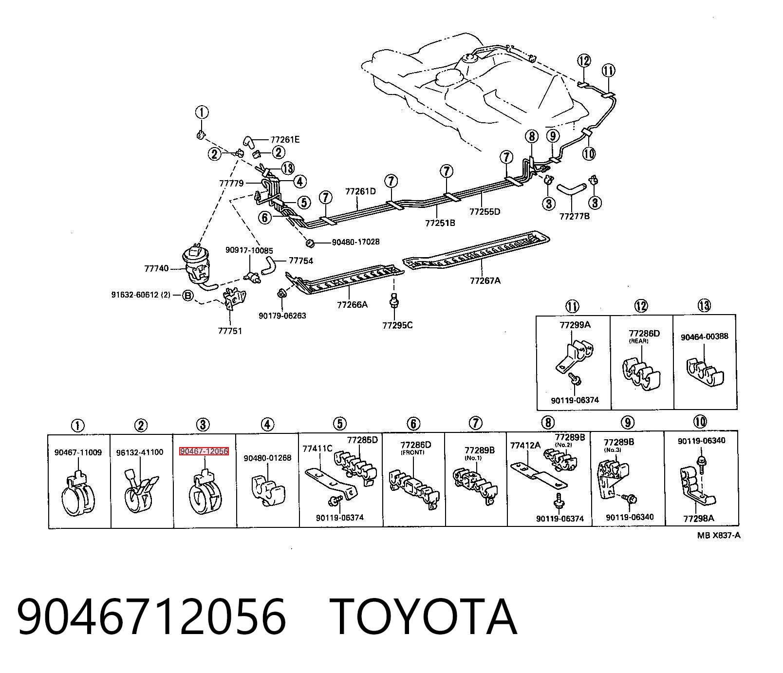 9046712056 Toyota