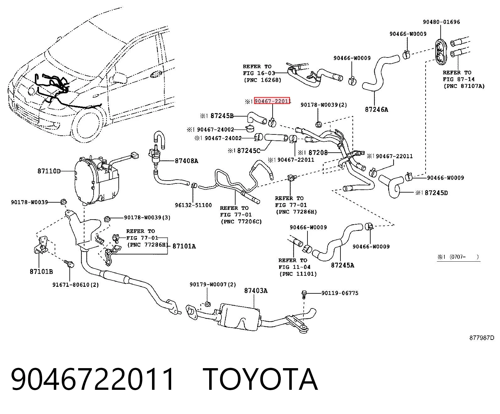 9046722011 Toyota