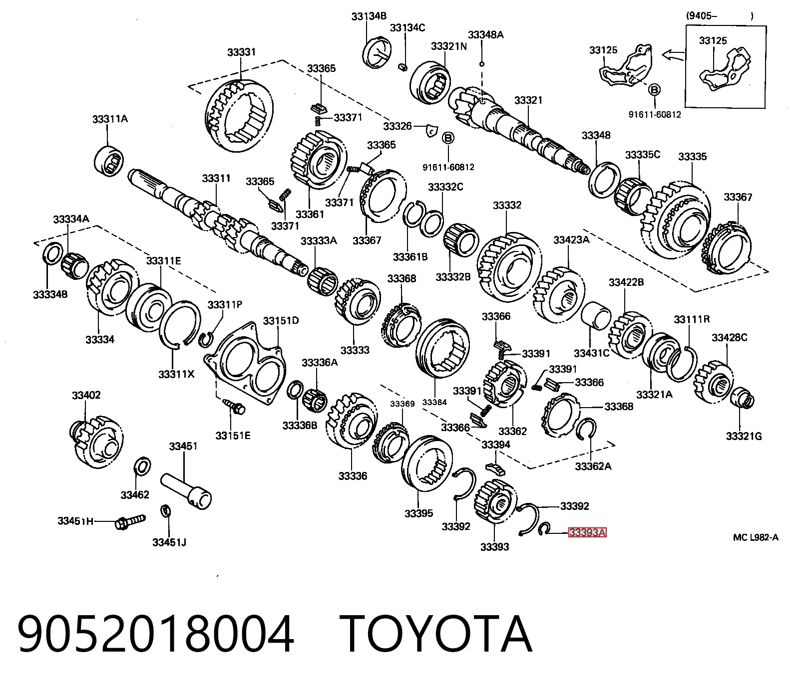 9052018004 Toyota