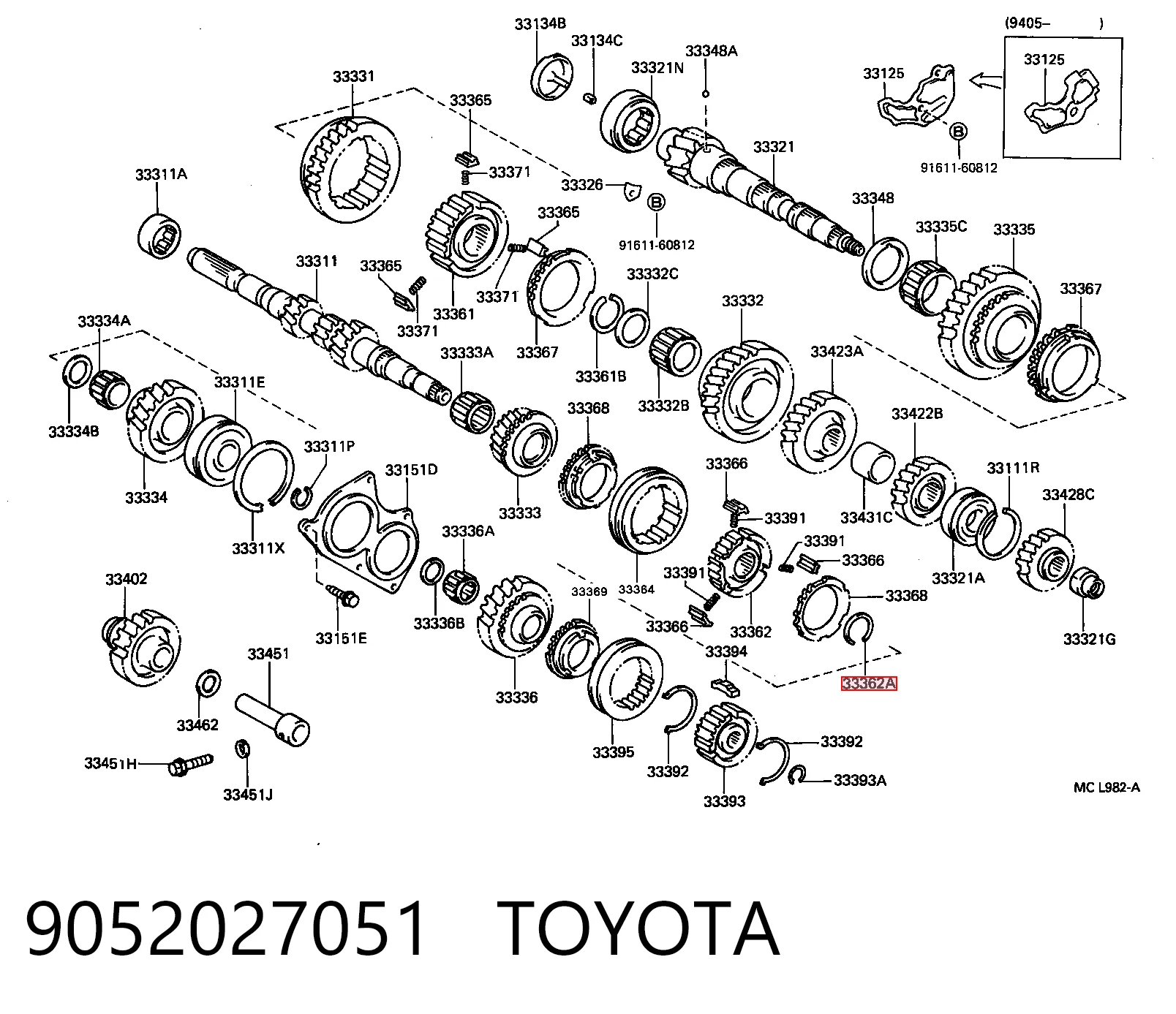9052027051 Toyota