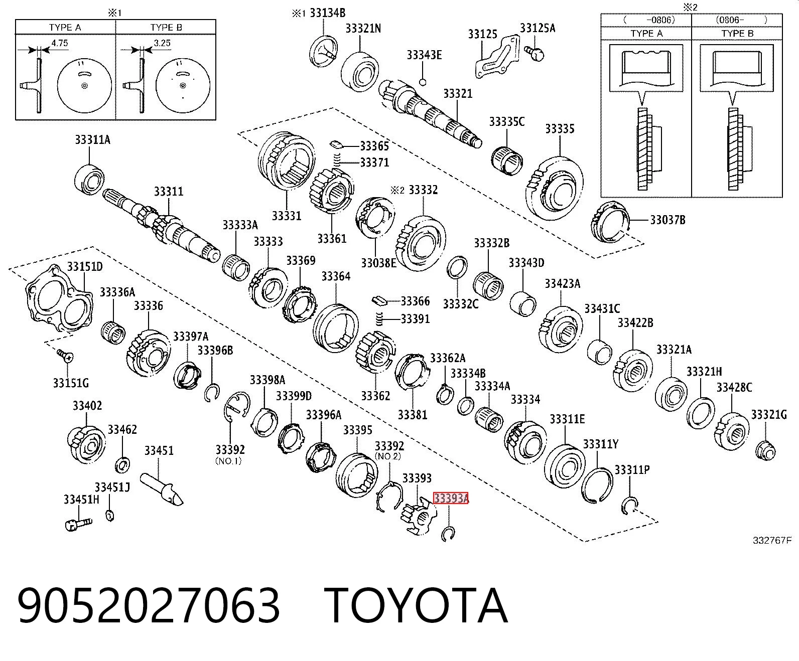 9052027063 Toyota