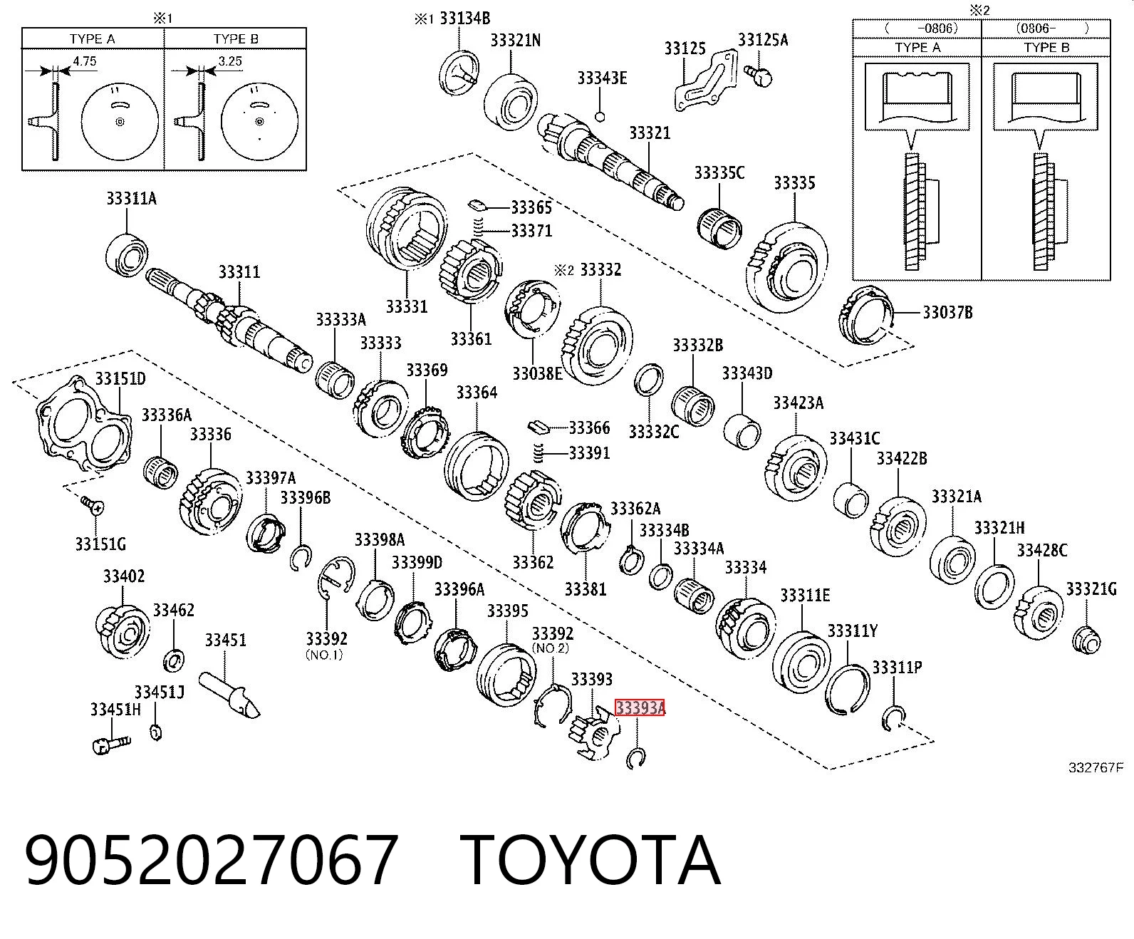 9052027067 Toyota
