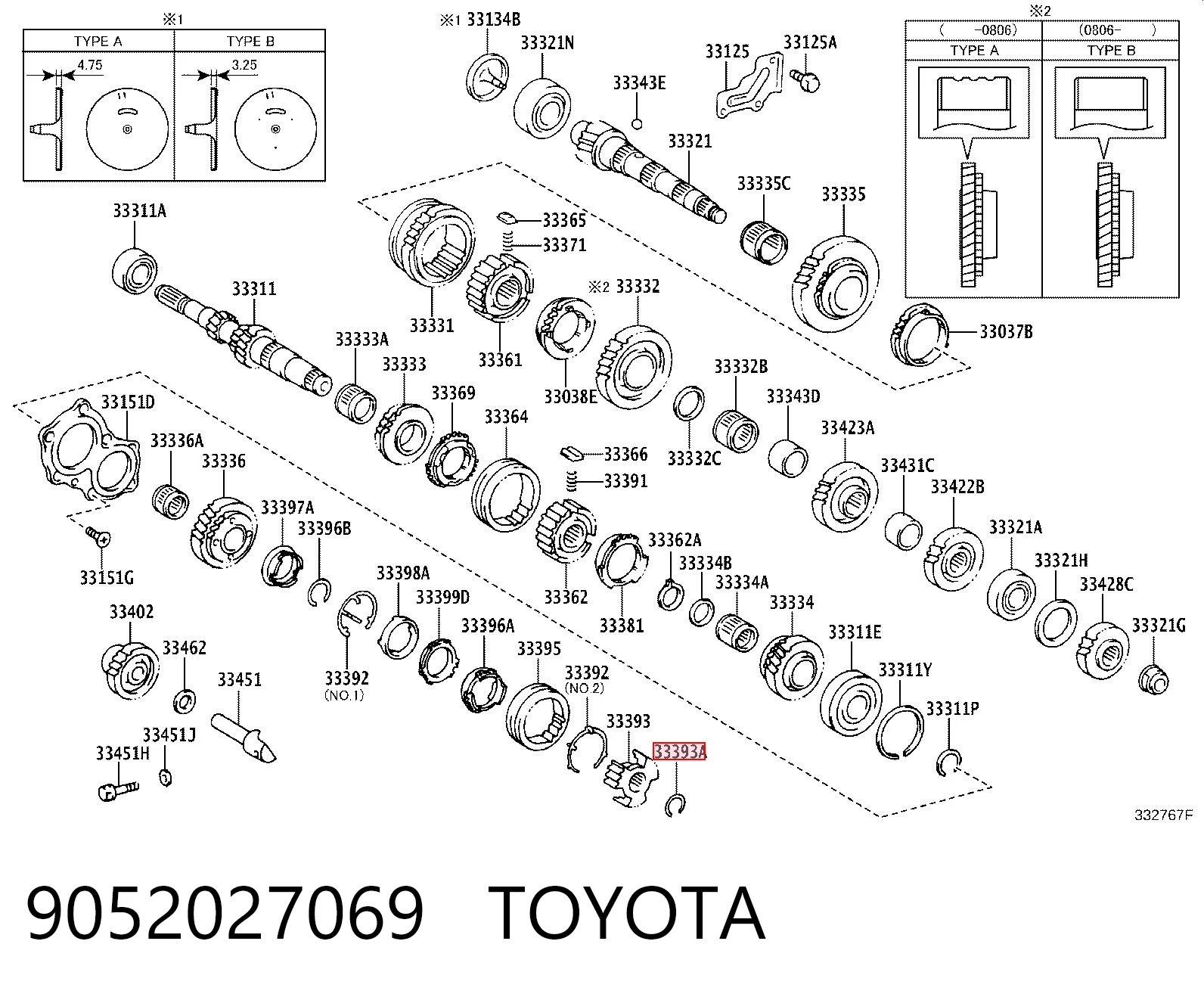 9052027069 Toyota
