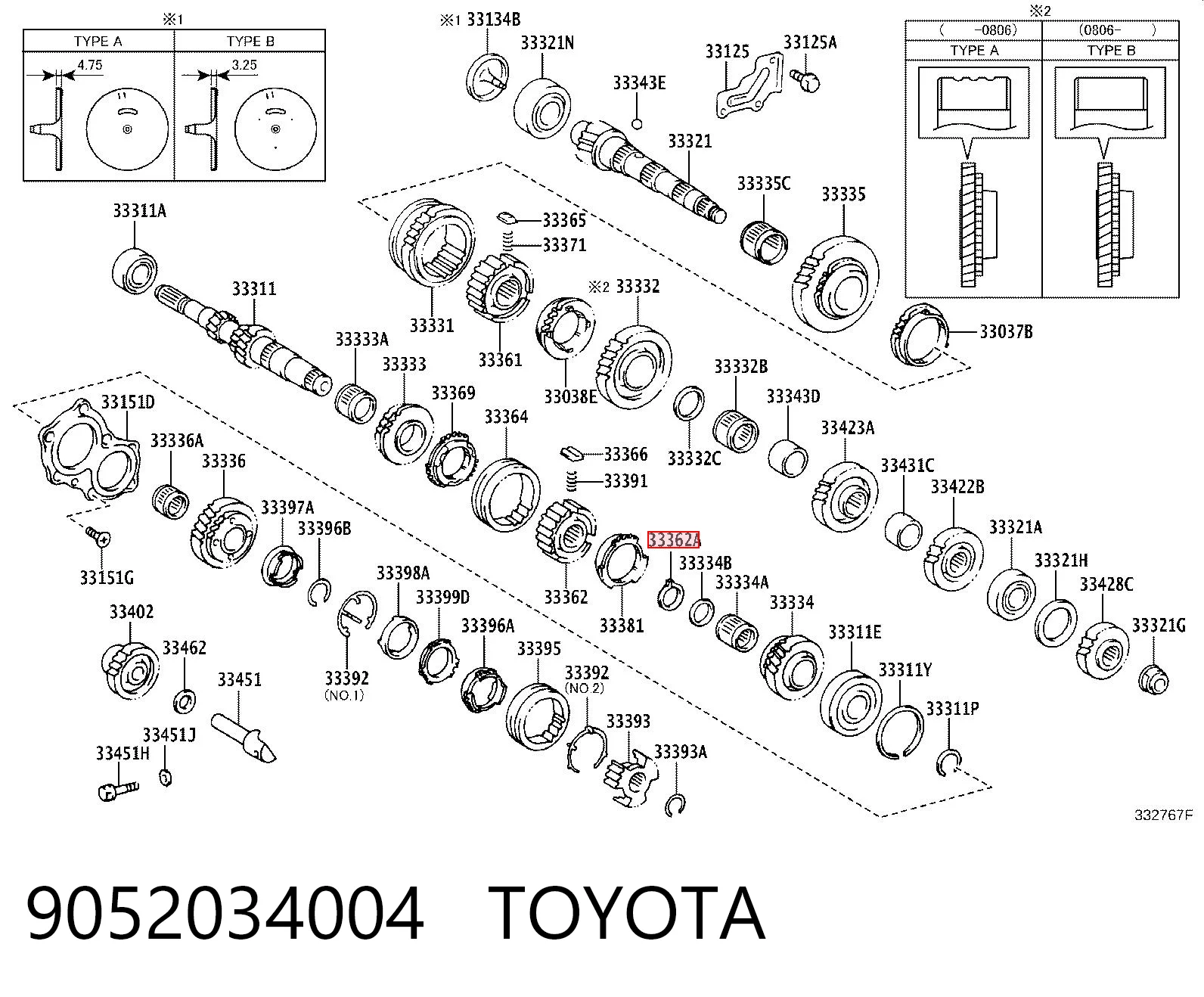 9052034004 Toyota