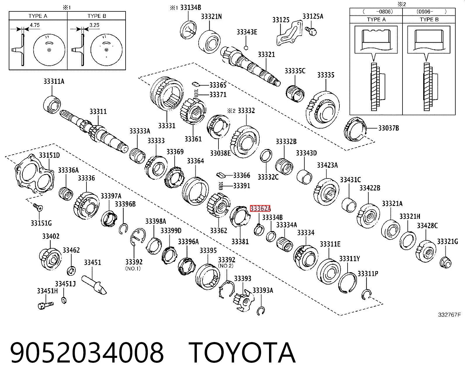 9052034008 Toyota