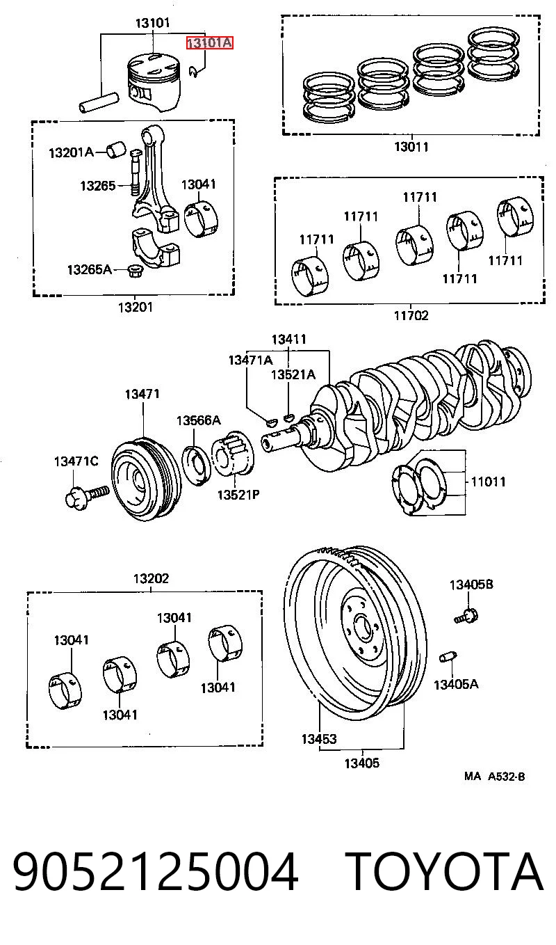 9052125004 Toyota
