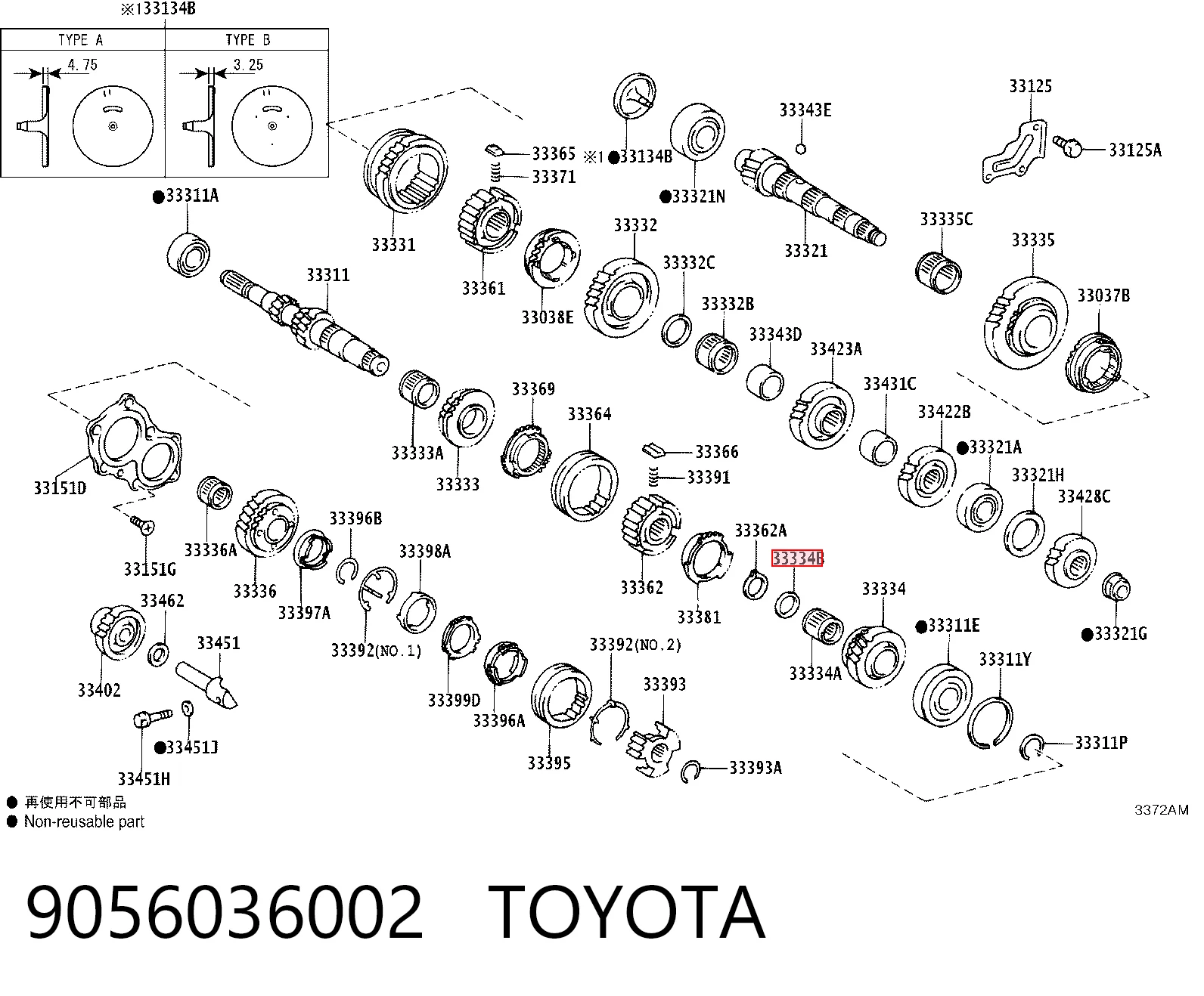 9056036002 Toyota
