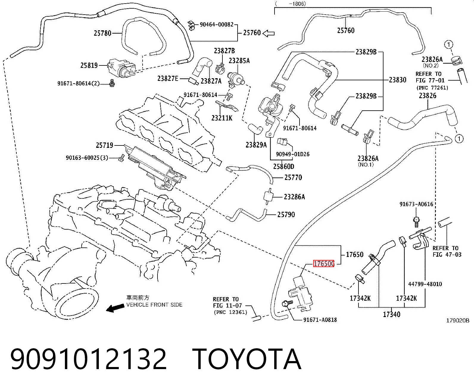 9091012132 Toyota 