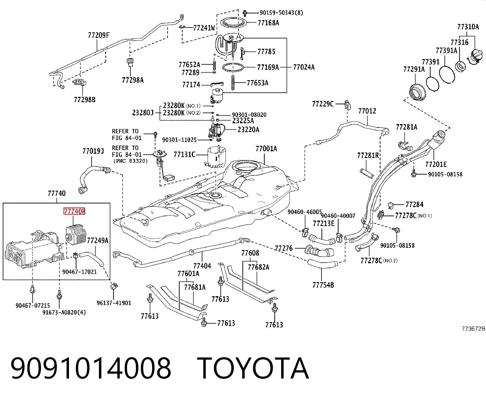 9091014008 Toyota 