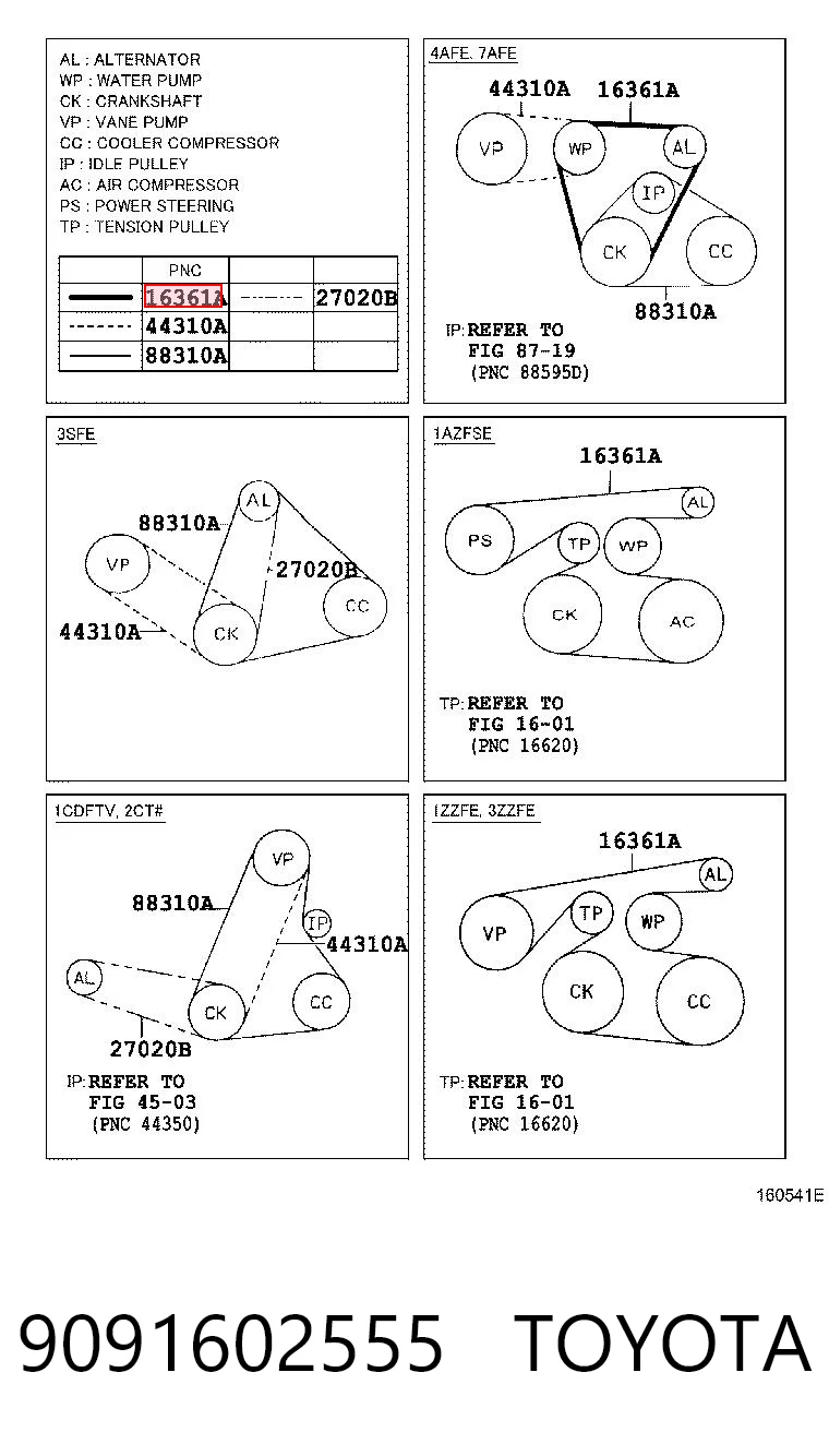 9091602555 Toyota