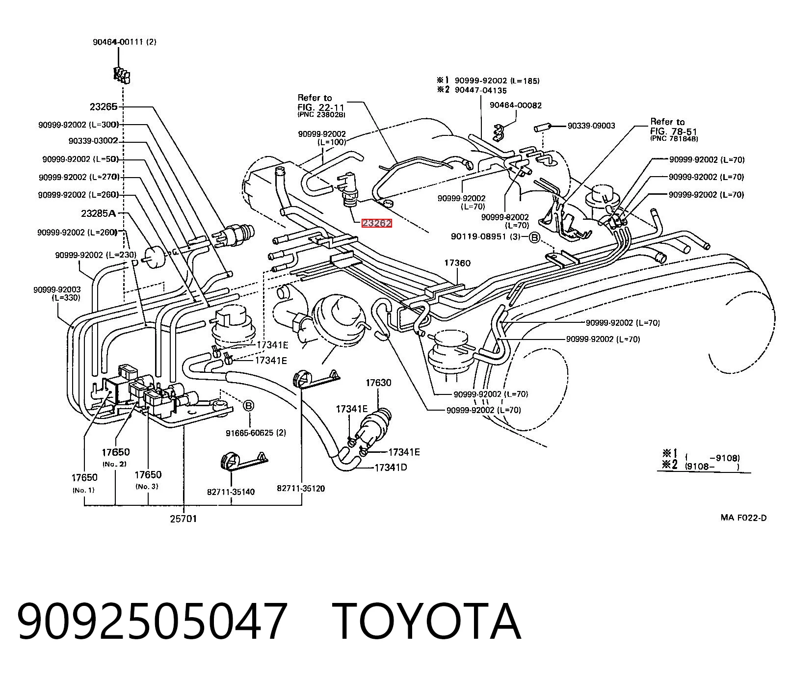 9092505047 Toyota 