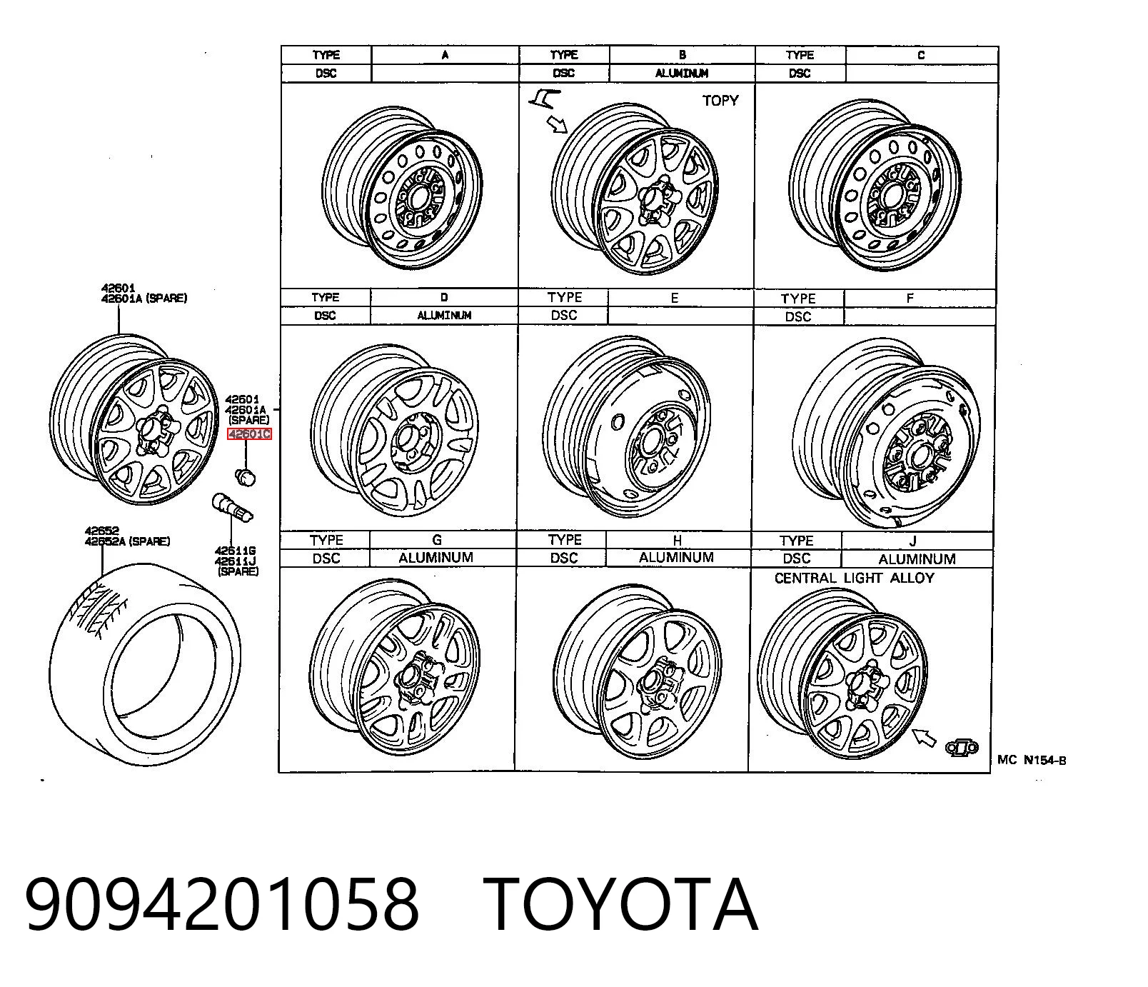  Гайки колесные Lexus GX 