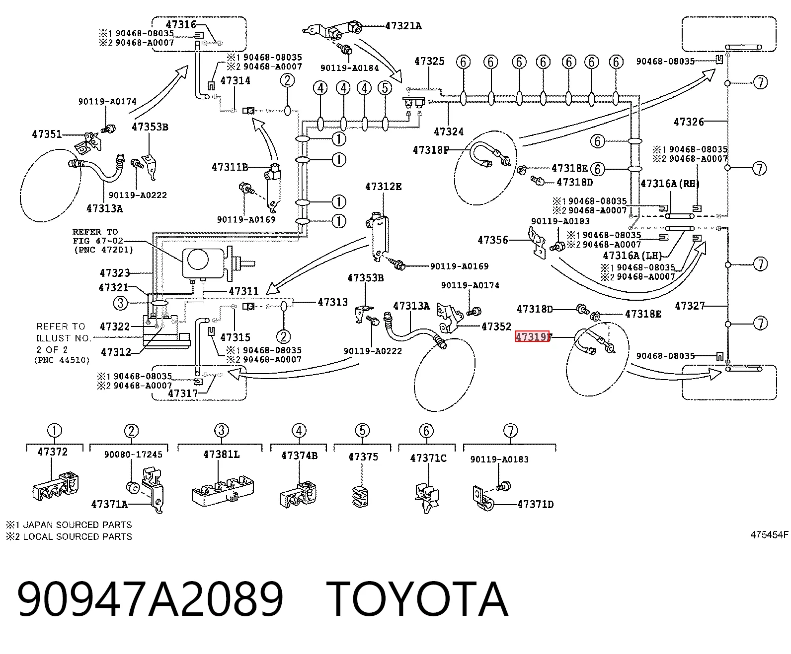 Купить 95044519 Centric Parts Задний тормозной шланг