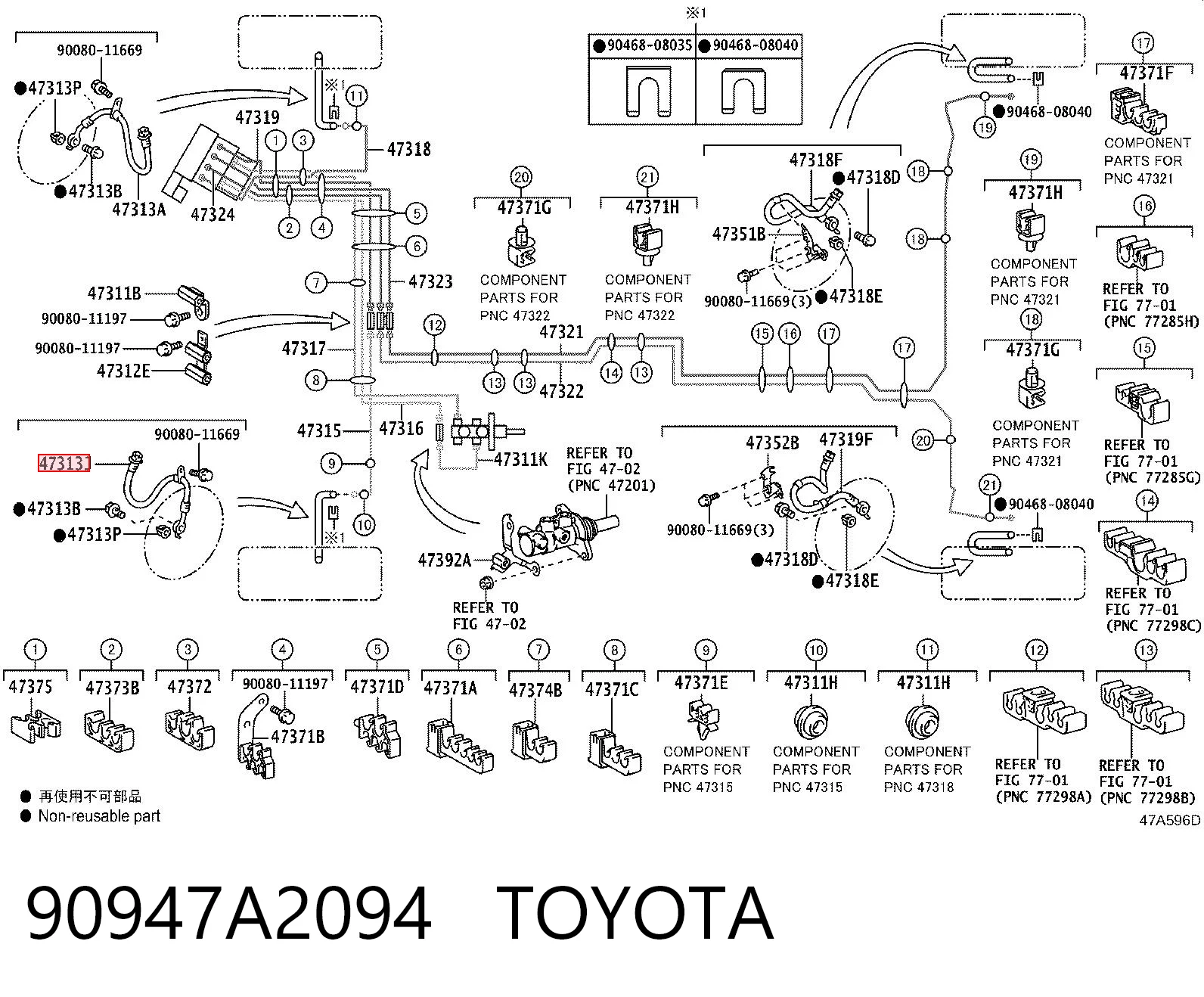 90947A2094 Toyota 