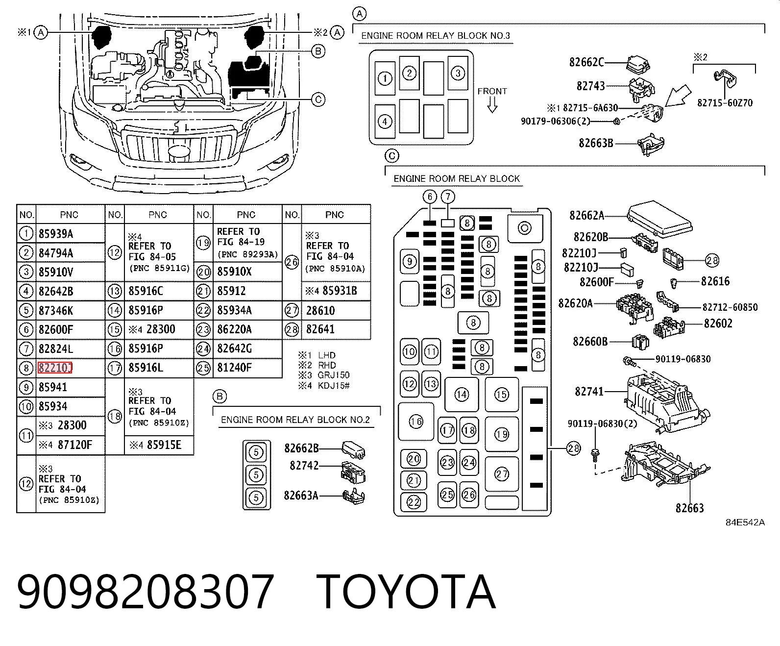 9098208307 Toyota 