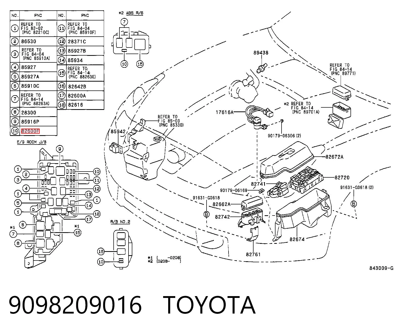 9098209016 Toyota 