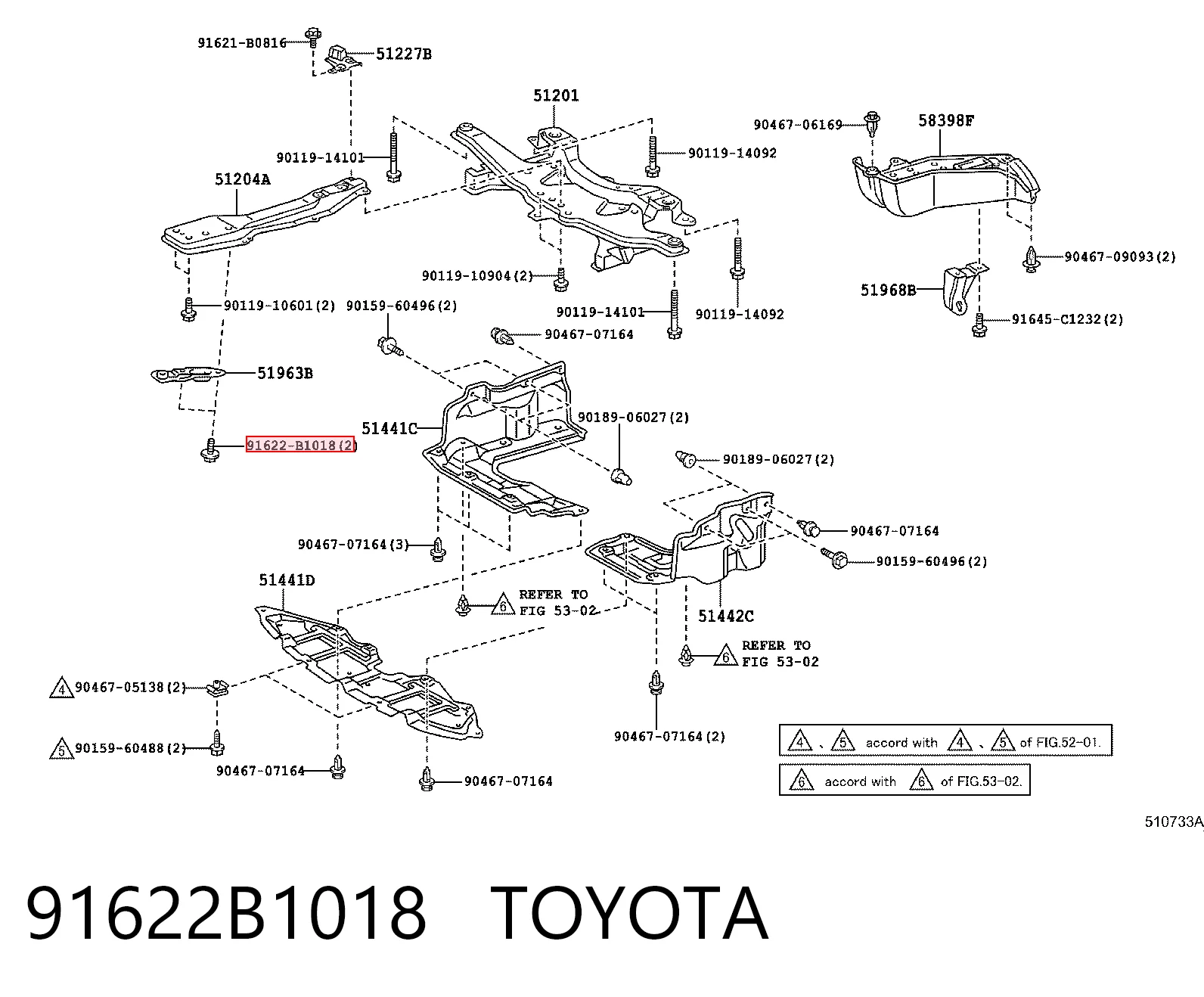 91622B1018 Toyota