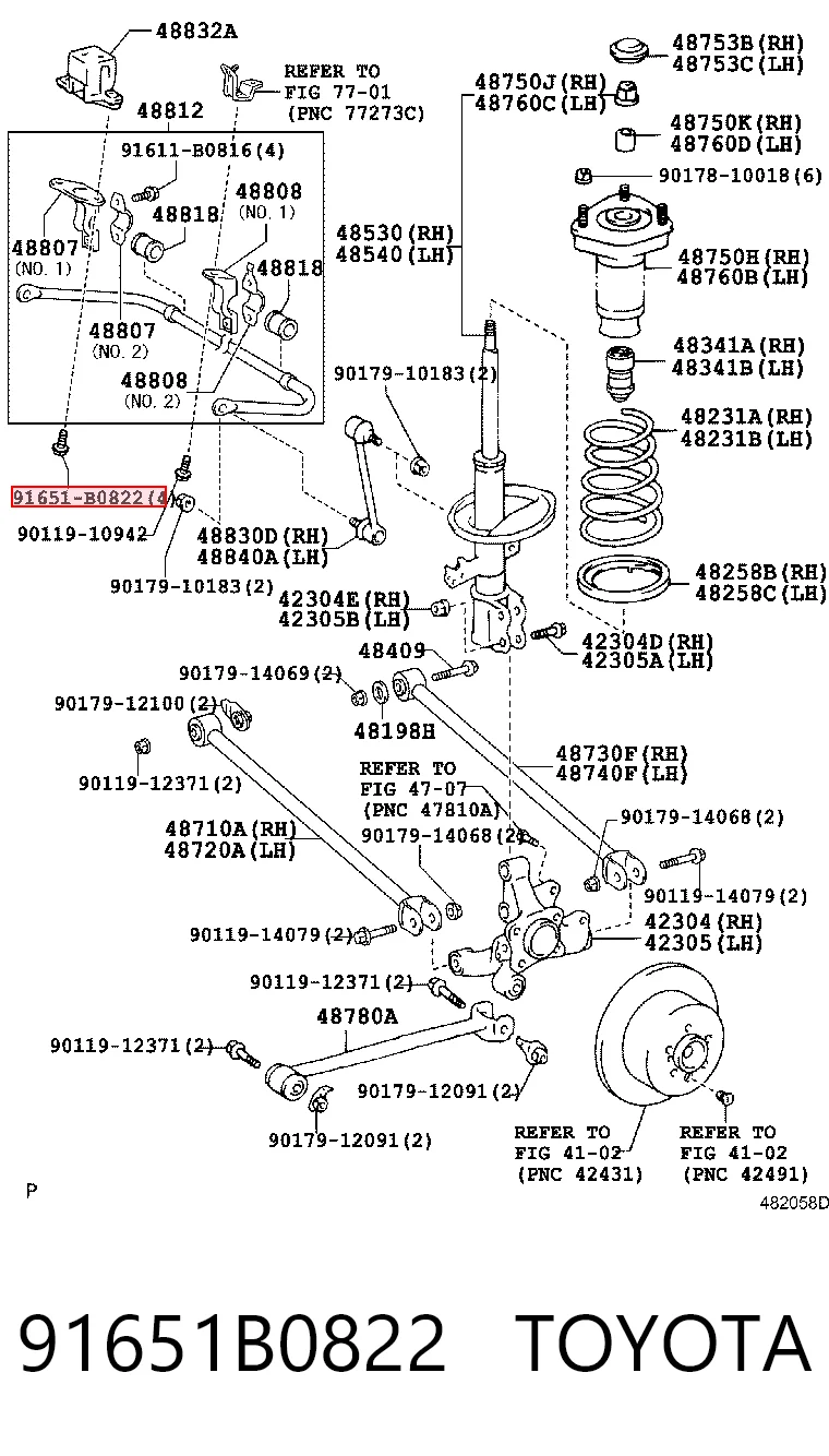 91651B0822 Toyota
