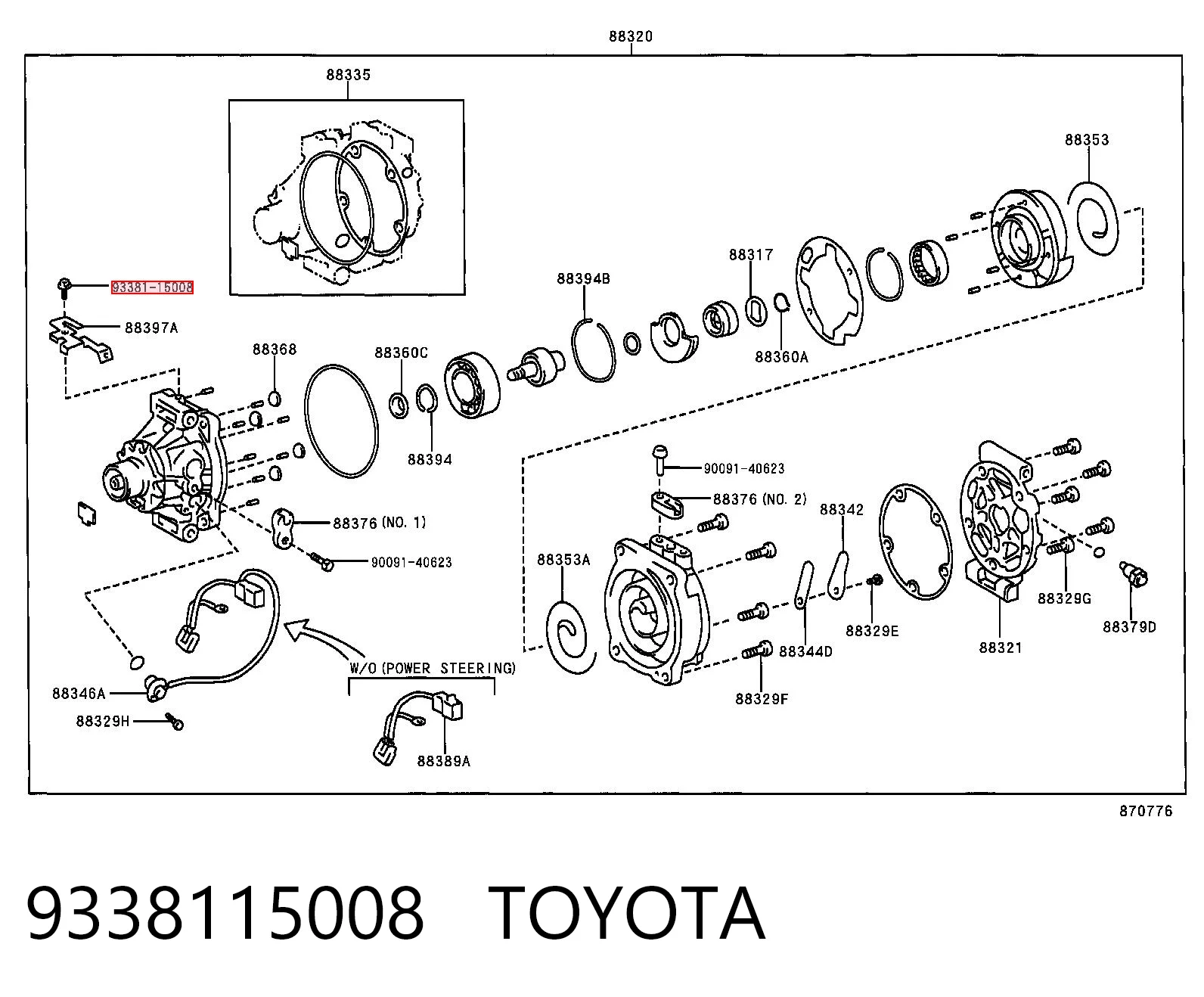 9338115008 Toyota