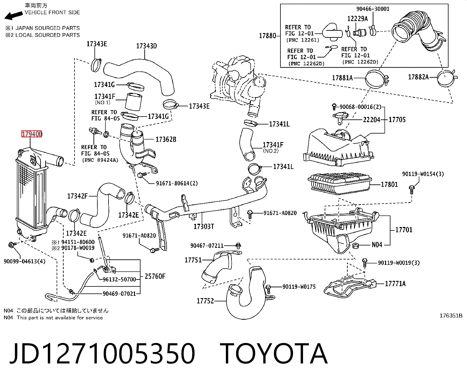  Интеркулер Toyota Auris 